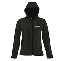 IDEXX Ladies Sols Replay Hooded Soft Shell Jacket