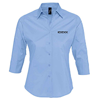 IDEXX Ladies 3/4 Sleeve Fitted Shirt